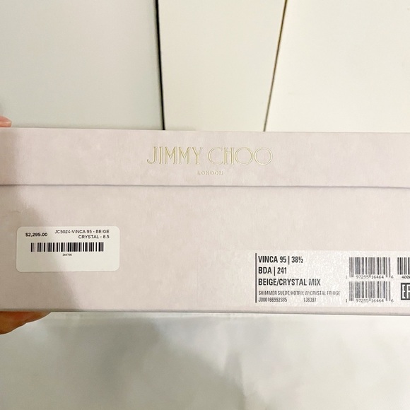 New Jimmy Choo Crystal Vinca 95mm Heel - Picture 13 of 14